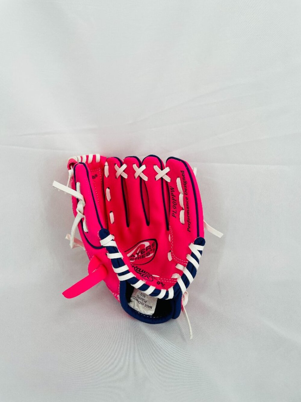 Rawlings Pink and Blue Youth Baseball Glove